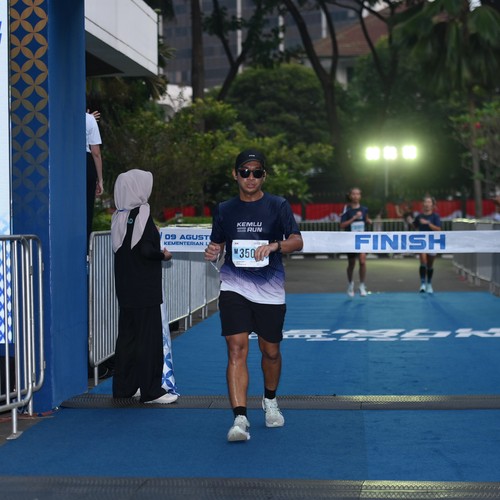 Race photo from KEMLU RUN 2026