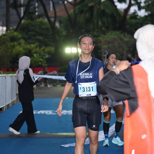 Race photo from KEMLU RUN 2026