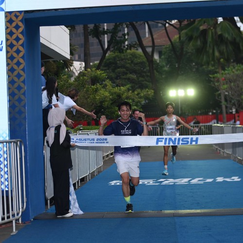Race photo from KEMLU RUN 2026