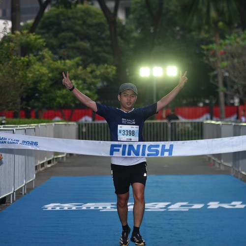 Race photo from KEMLU RUN 2026