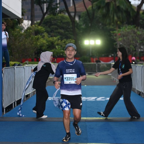 Race photo from KEMLU RUN 2026