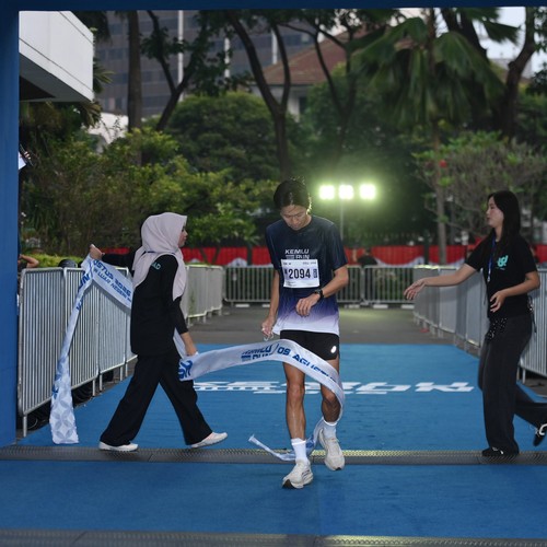 Race photo from KEMLU RUN 2026