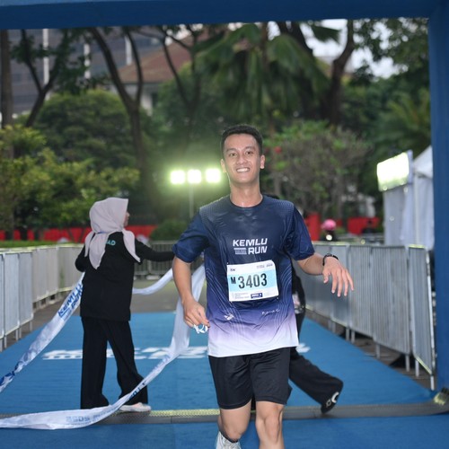 Race photo from KEMLU RUN 2026