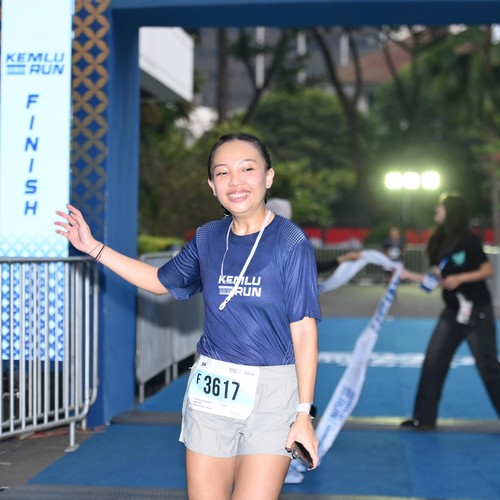 Race photo from KEMLU RUN 2026