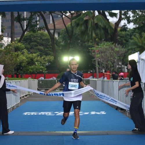 Race photo from KEMLU RUN 2026