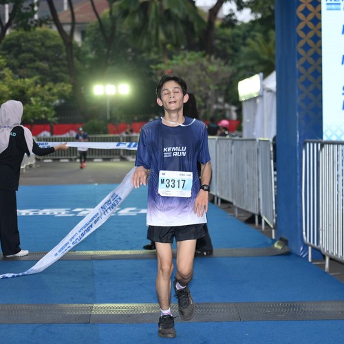 Race photo from KEMLU RUN 2026