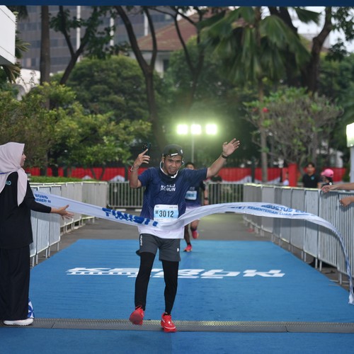 Race photo from KEMLU RUN 2026
