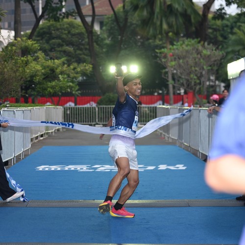 Race photo from KEMLU RUN 2026