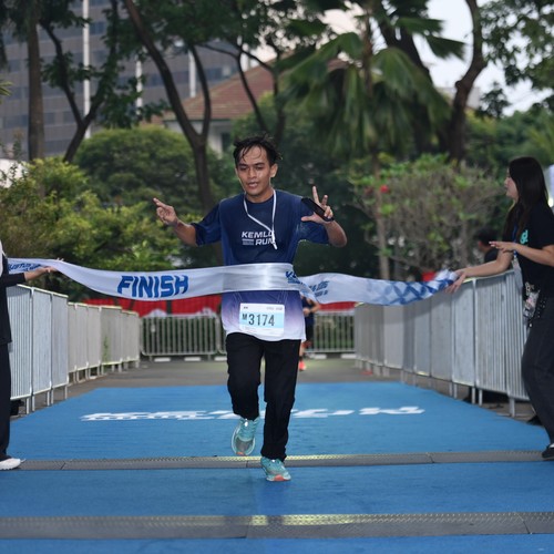 Race photo from KEMLU RUN 2026