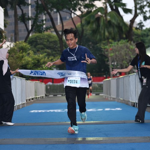 Race photo from KEMLU RUN 2026