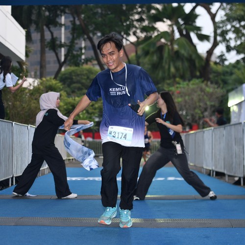 Race photo from KEMLU RUN 2026