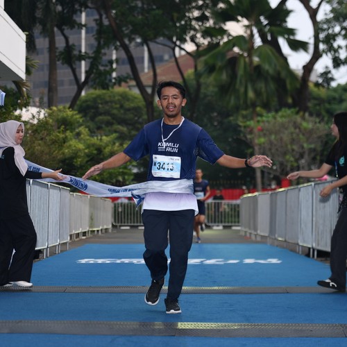 Race photo from KEMLU RUN 2026