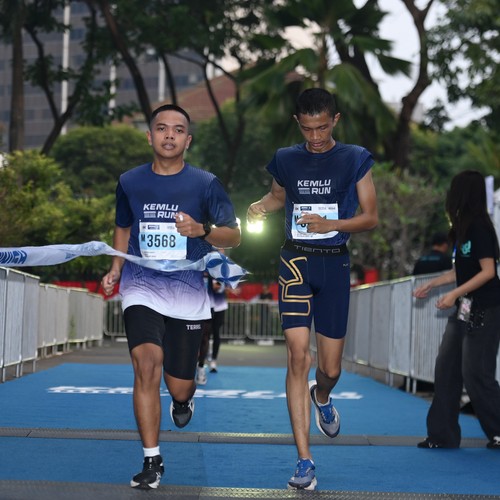 Race photo from KEMLU RUN 2026