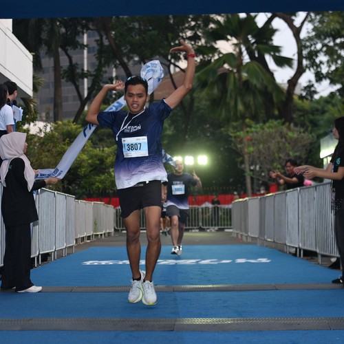 Race photo from KEMLU RUN 2026