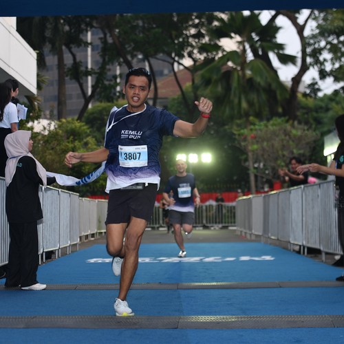 Race photo from KEMLU RUN 2026