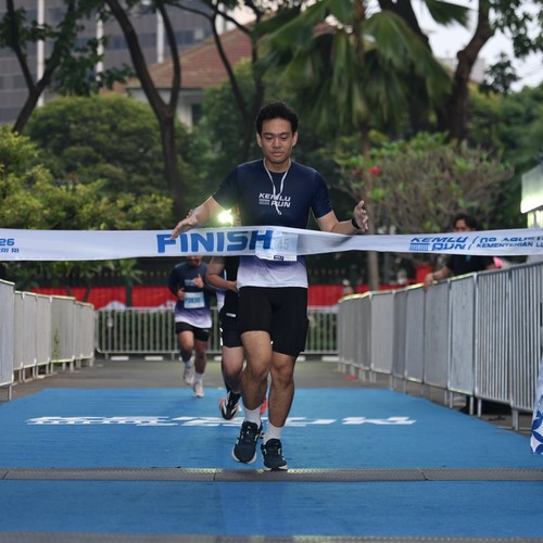 Race photo from KEMLU RUN 2026