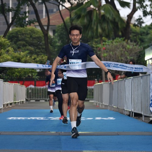 Race photo from KEMLU RUN 2026