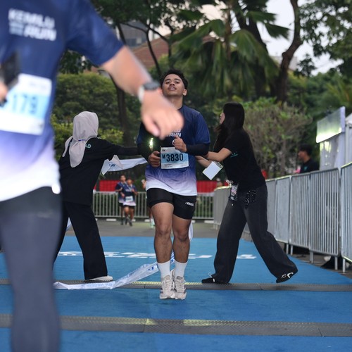 Race photo from KEMLU RUN 2026