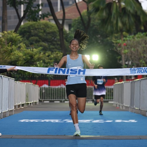 Race photo from KEMLU RUN 2026