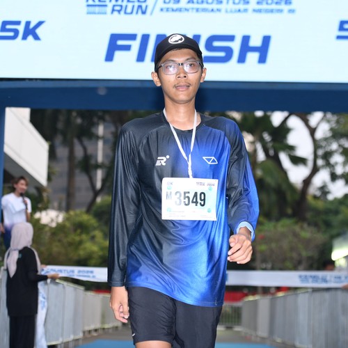 Race photo from KEMLU RUN 2026