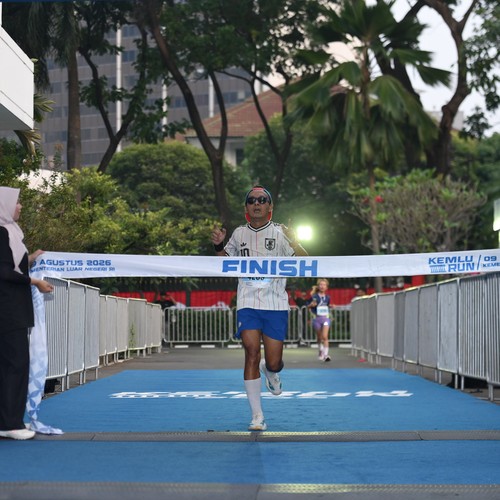 Race photo from KEMLU RUN 2026