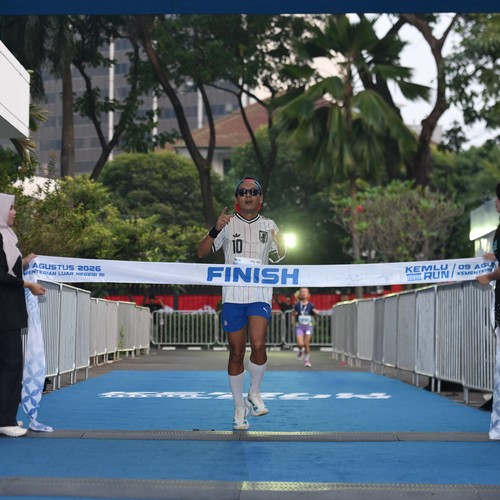 Race photo from KEMLU RUN 2026