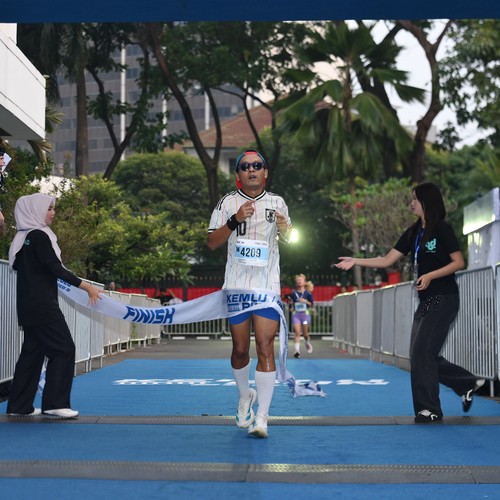 Race photo from KEMLU RUN 2026