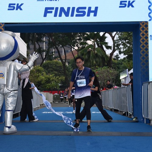 Race photo from KEMLU RUN 2026