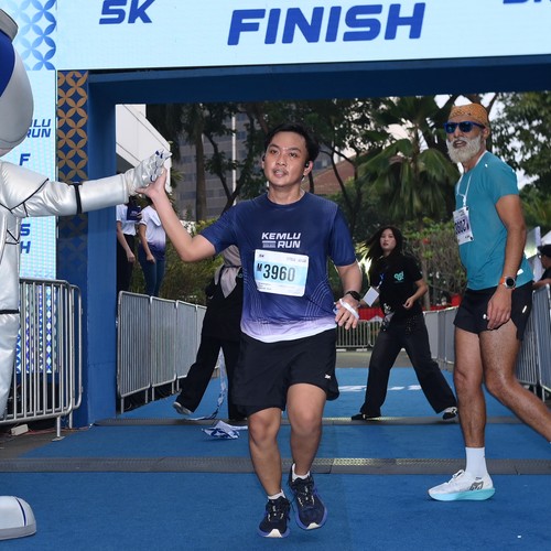 Race photo from KEMLU RUN 2026