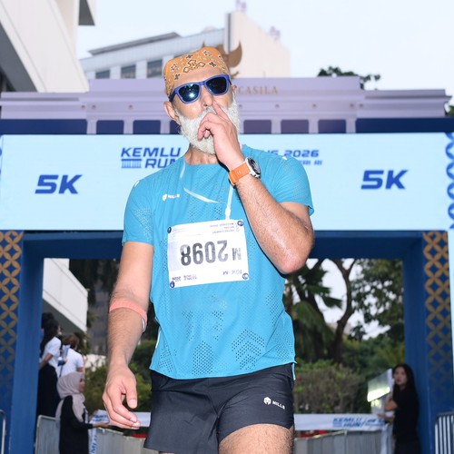Race photo from KEMLU RUN 2026
