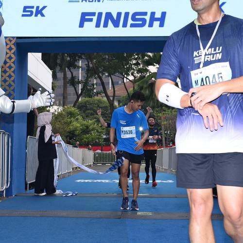 Race photo from KEMLU RUN 2026