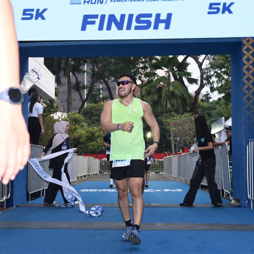 Race photo from KEMLU RUN 2026