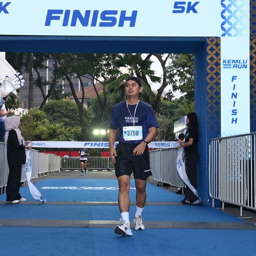 Race photo from KEMLU RUN 2026