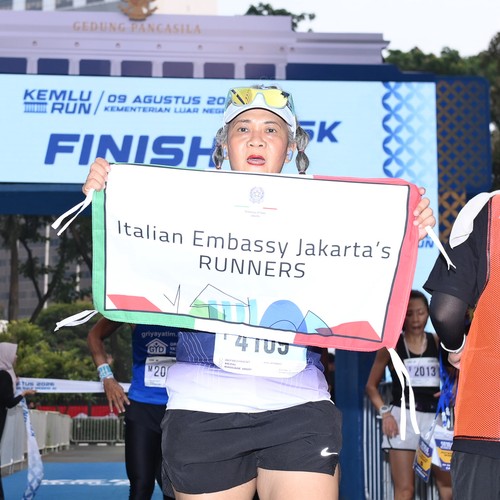 Race photo from KEMLU RUN 2026