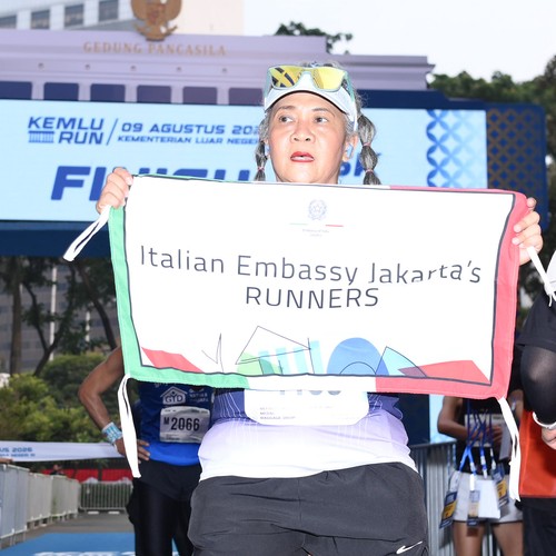 Race photo from KEMLU RUN 2026