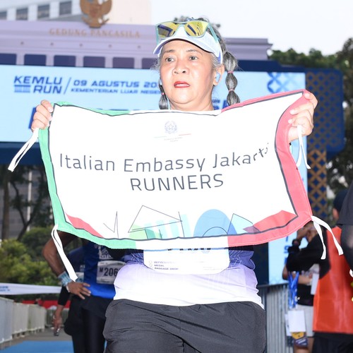 Race photo from KEMLU RUN 2026