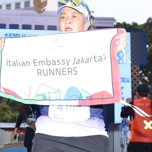 Race photo from KEMLU RUN 2026