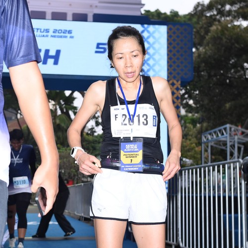 Race photo from KEMLU RUN 2026