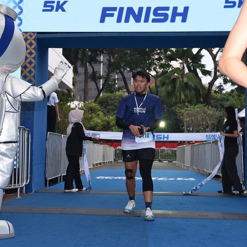 Race photo from KEMLU RUN 2026