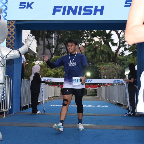 Race photo from KEMLU RUN 2026