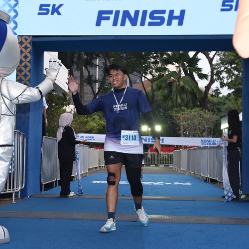 Race photo from KEMLU RUN 2026