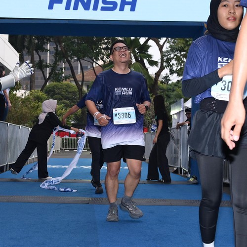Race photo from KEMLU RUN 2026