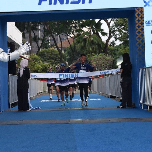 Race photo from KEMLU RUN 2026