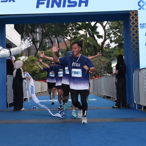 Race photo from KEMLU RUN 2026