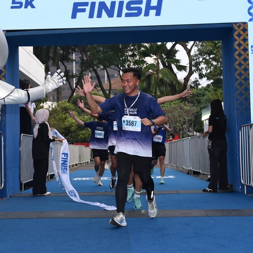 Race photo from KEMLU RUN 2026