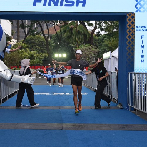 Race photo from KEMLU RUN 2026