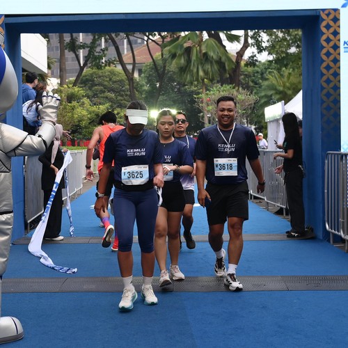 Race photo from KEMLU RUN 2026