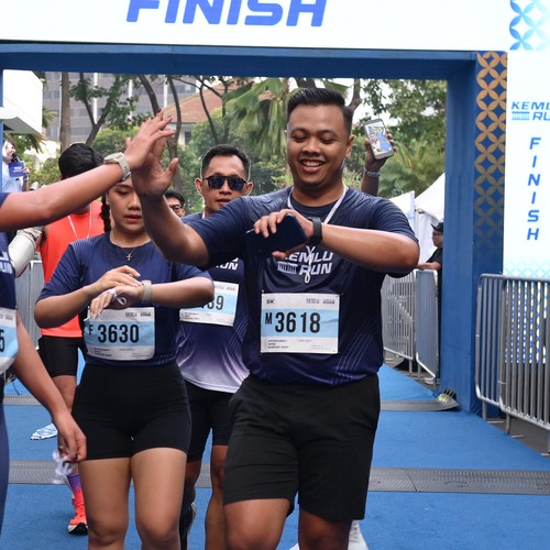 Race photo from KEMLU RUN 2026