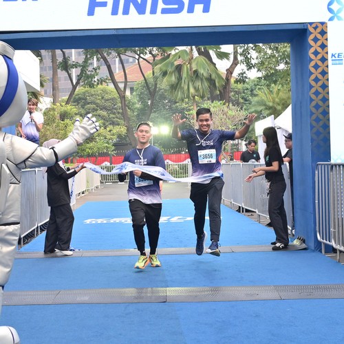 Race photo from KEMLU RUN 2026