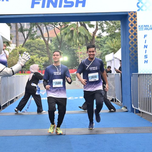 Race photo from KEMLU RUN 2026